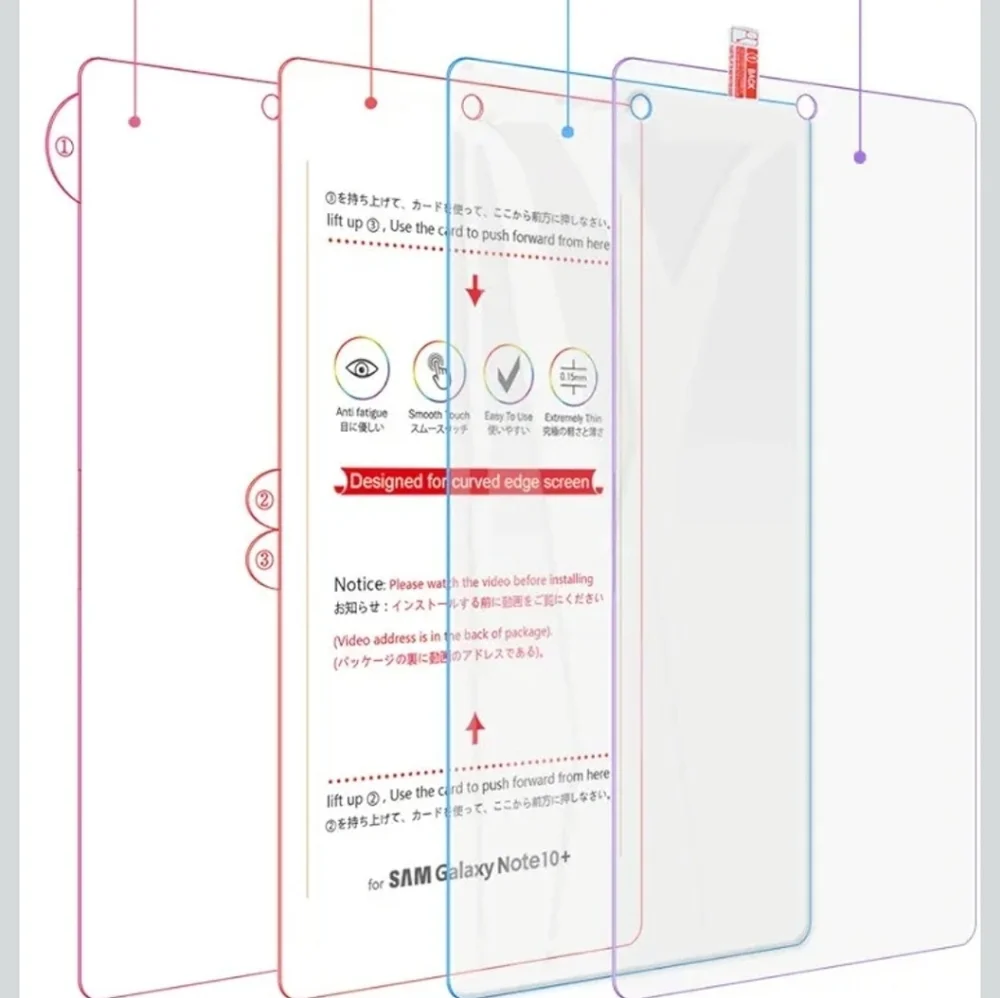 Screen Protector for Samsung Note 10+ 🐧 2/$5